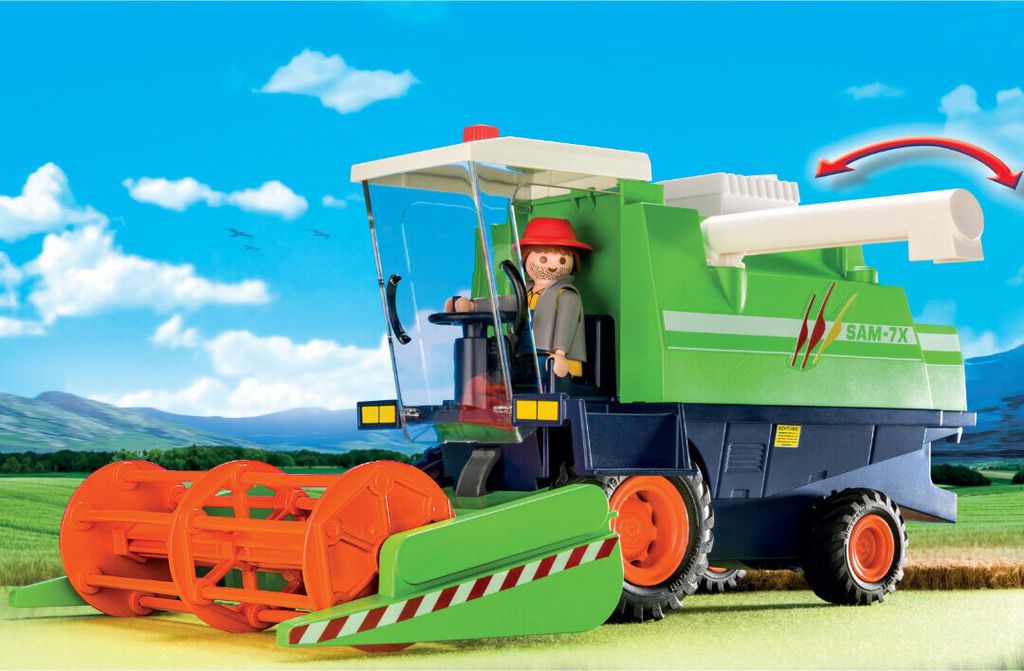 Moissonneuse-batteuse Playmobil