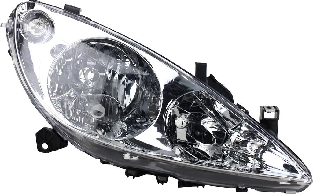 Johns, Scheinwerfer Halogen Front passend für Peugeot 307 08/2000-06/05 H7 H1 H1 Rechts 6205Z3 6205ZR