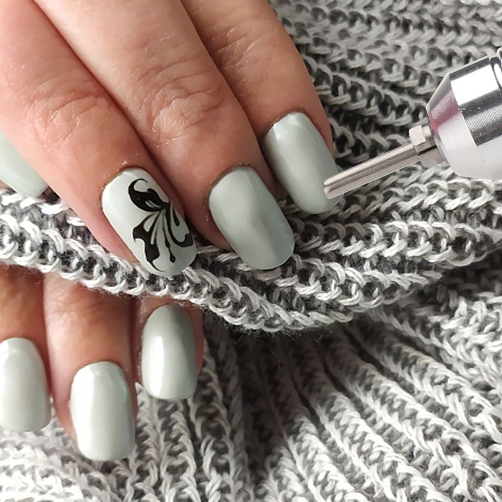 Nagelstudio Wandaufkleber 30x40 Cm Schwarz – Abnehmbare Vinyl-Deko Für Wände