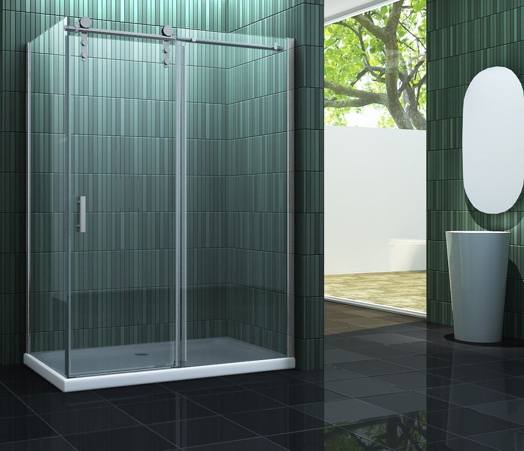 Duschkabine SUPERO 150 x 90 x 195 cm ohne Duschtasse