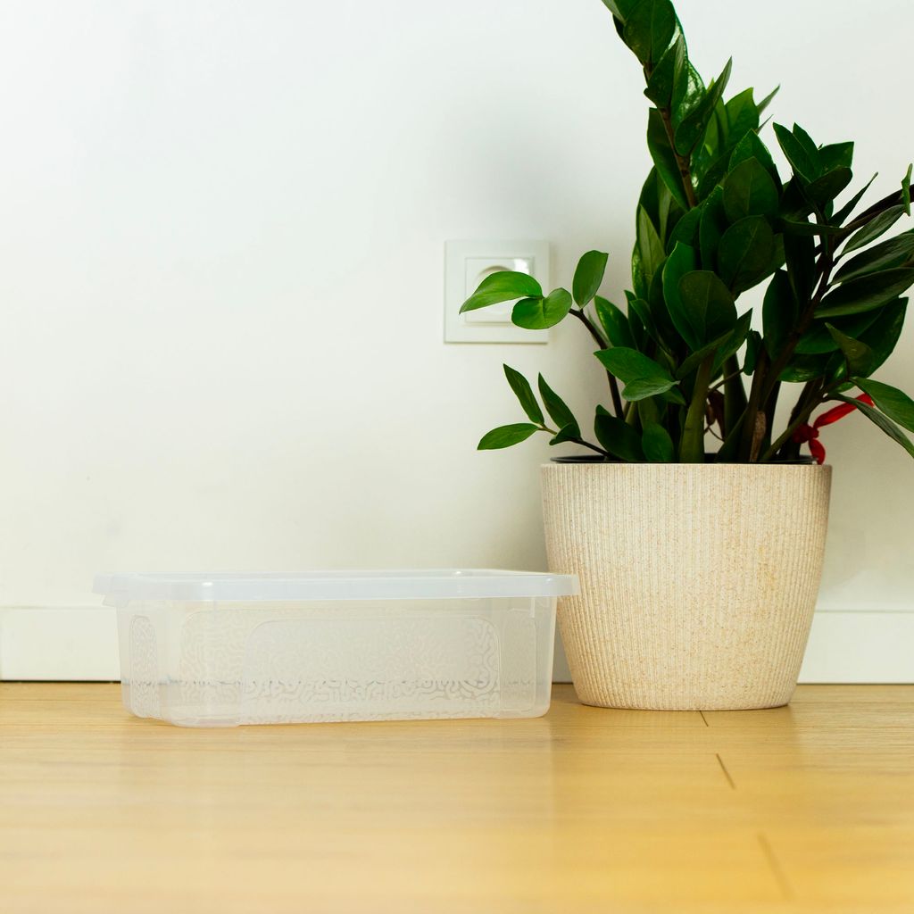 Aufbewahrungsbox Mit Deckel Kunststoffbehälter Container Produktbild 5