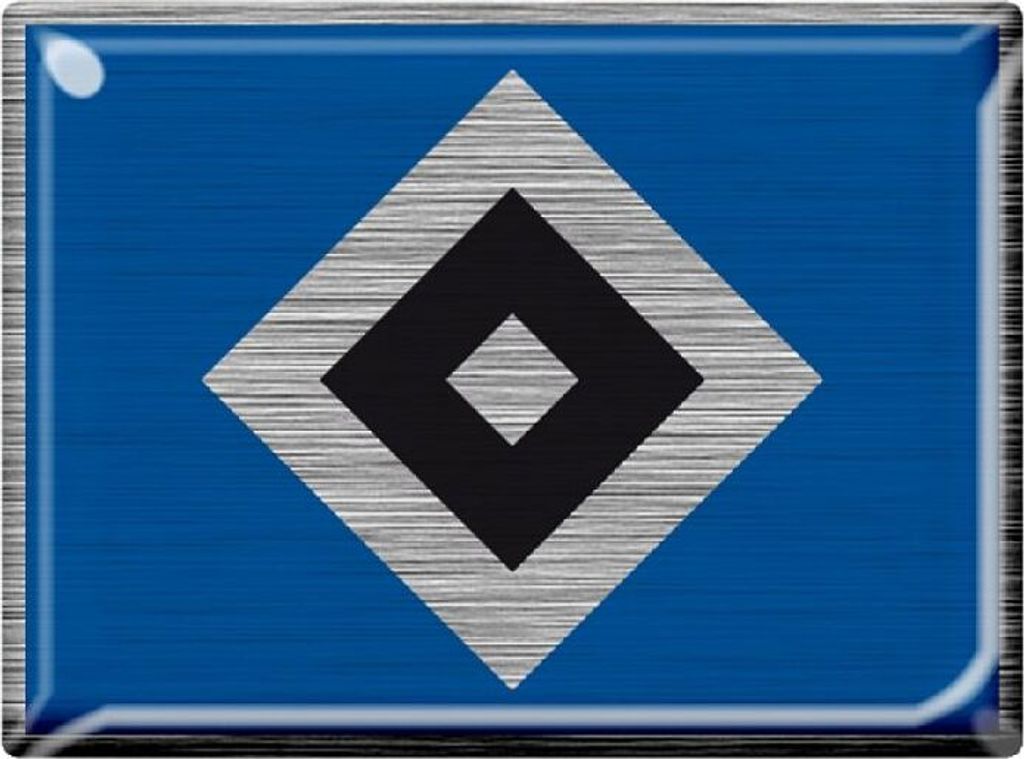 Adesivo HSV 3D metallizzato "Raute" Hamburger SV Immagine del prodotto 