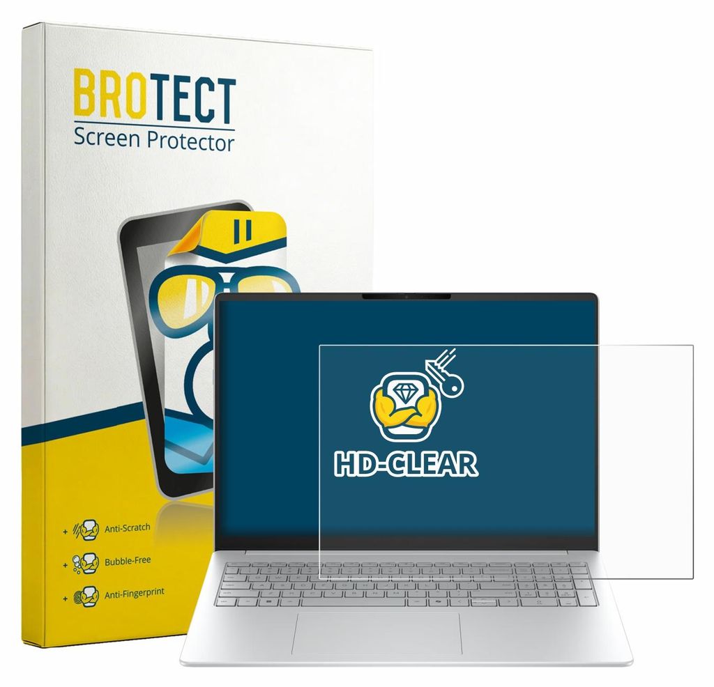 Für HP OmniBook 3 16 16-bw0750ng Schutzfolie BROTECT Displayschutz Display Schutz Folie Klar Transparent