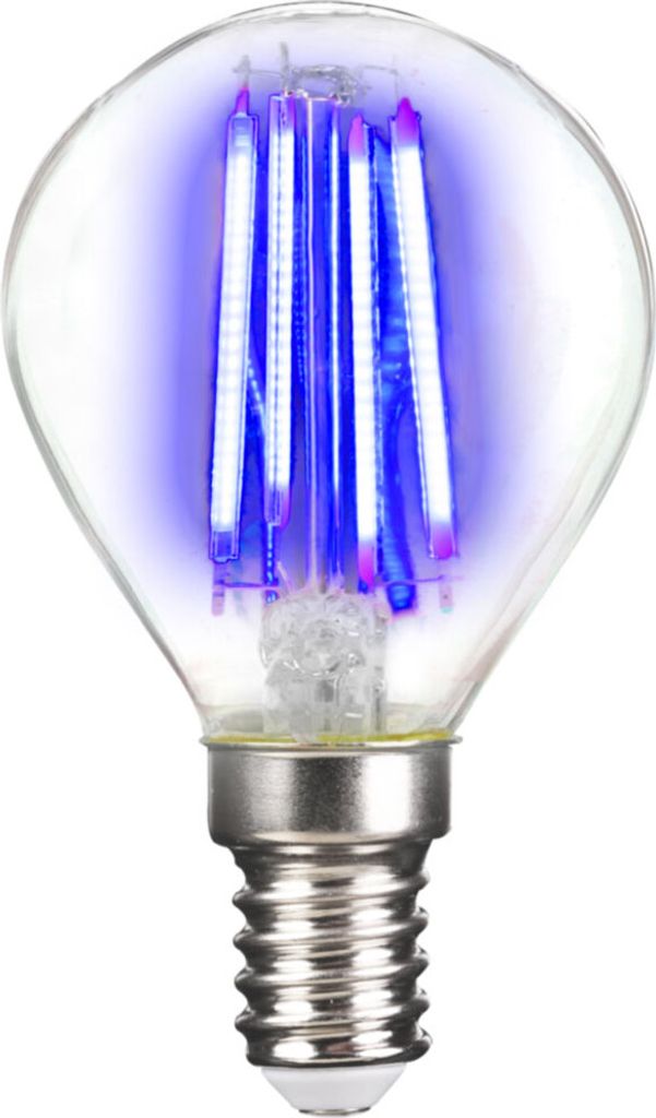 LightMe Lampadina a filamento LED a goccia 4W E14 Immagine del prodotto 