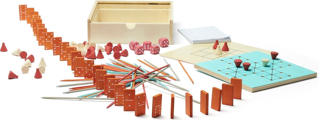 Kids Concept Brettspiele-Set, Brettspiele