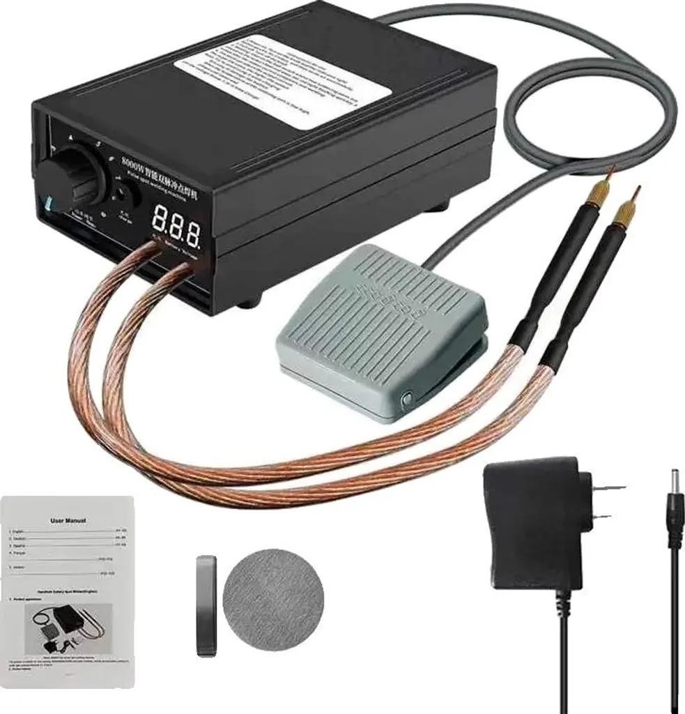Saldatrice a Punti Portatile 8000W | Puntatrice per Batterie 18650 Professionale