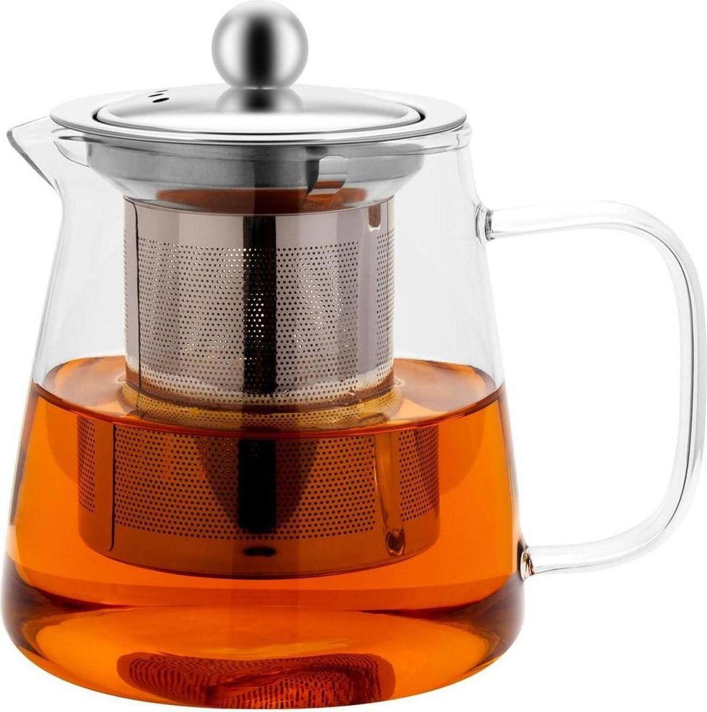 Théière en verre borosilicaté avec passoire 950ml Résistant Image du produit 