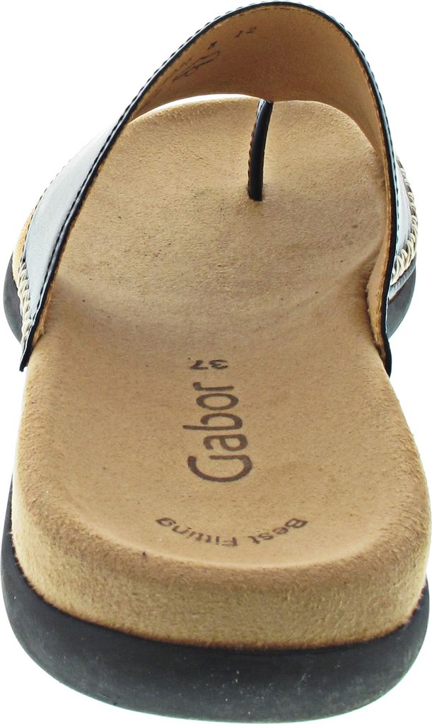 Gabor Shoes Zehensteg Schwarz Glattleder Größe: 39 Normal Produktbild 87