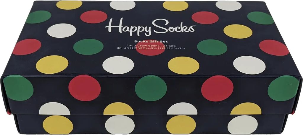 HAPPY SOCKS - 3er Pack Classic Multicolor Socken Produktbild 