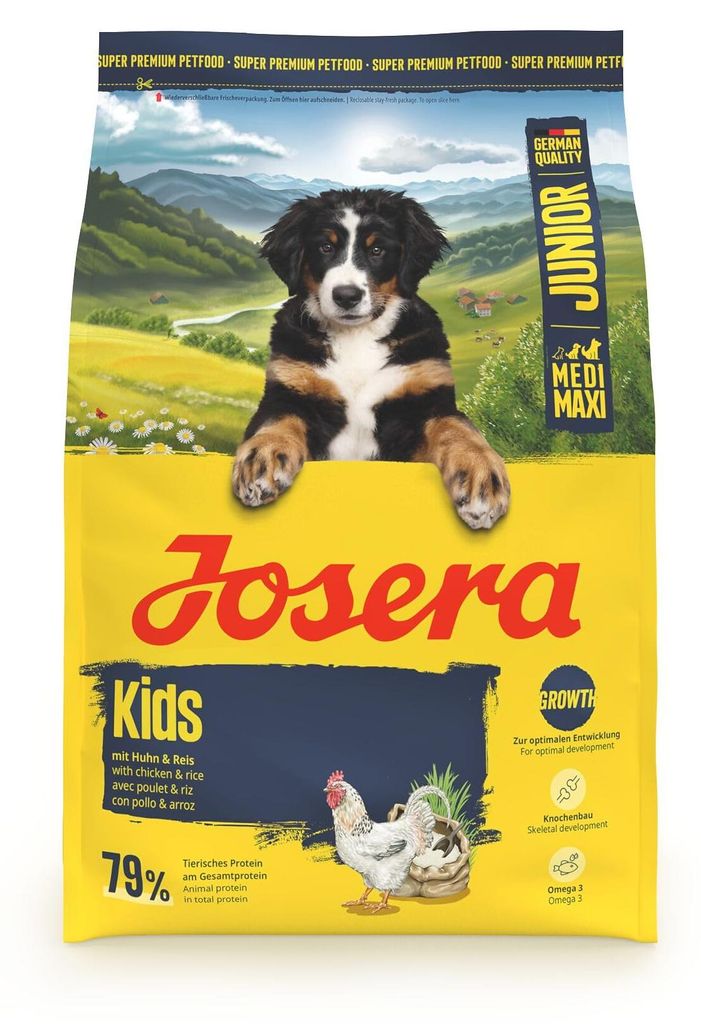 JOSERA Kids Medium/Max Chicken - trockenfutter für Hunde - Produktbild 