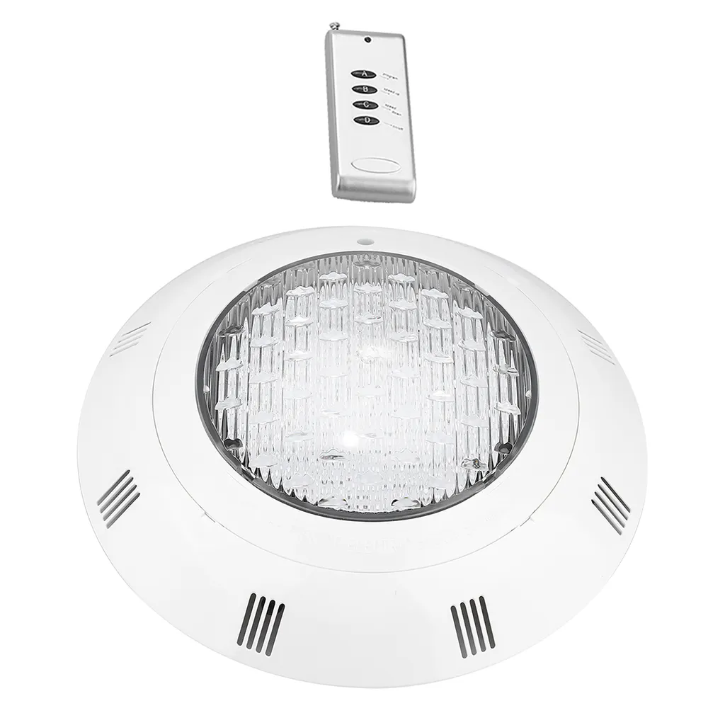 Éclairage de piscine LED RGB étanche avec télécommande sans fil - 12V - 7