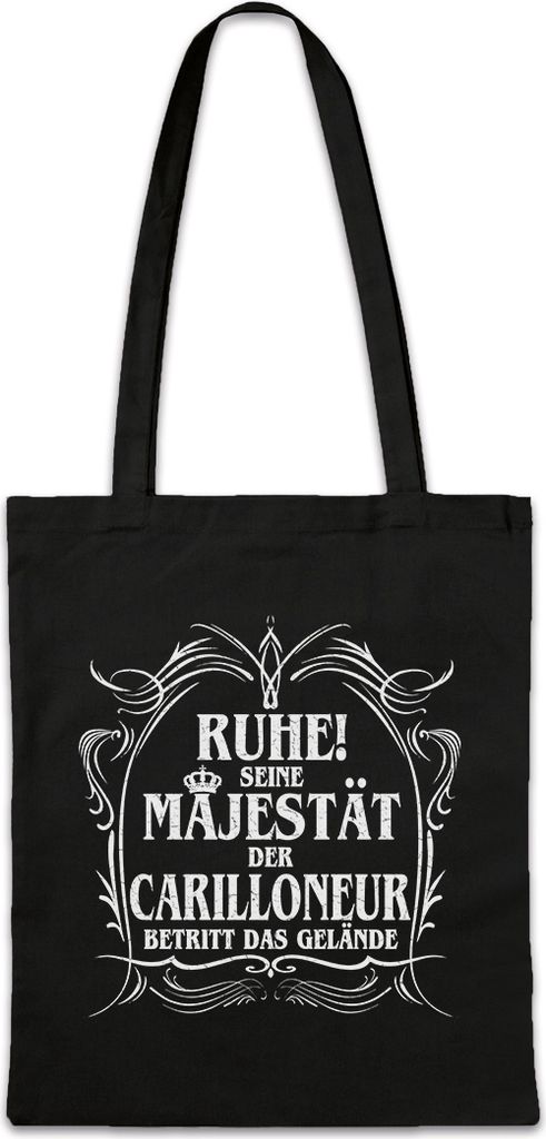 Urban Backwoods Seine Majestät Der Carilloneur, Stofftasche, Farbe: Schwarz