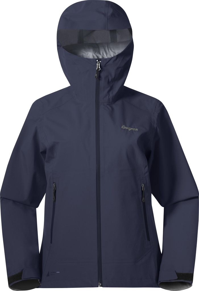 Bergans Damen Essentials 3L Shell Regenjacke Navy L