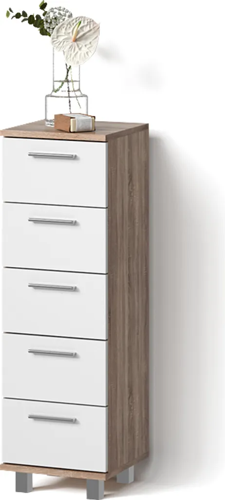 Recensione Livinity Eisak: Cassettiera Bagno Sonoma per Famiglie
