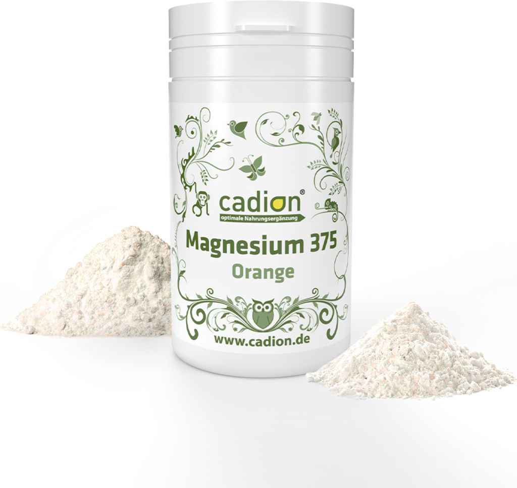 Magnesium 375 Orange Pulver 60 Portionen