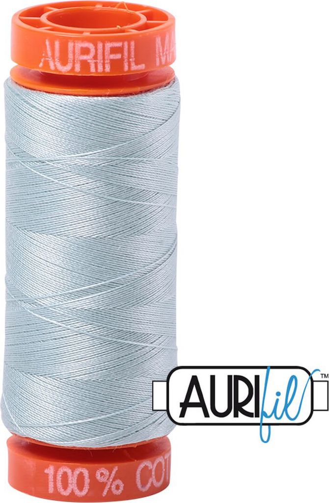 AURIfil Nähgarn MK50WT 1300m, 100% CO : 5007 Light Grey Blue AURIfil: 5007 Light Grey Blue