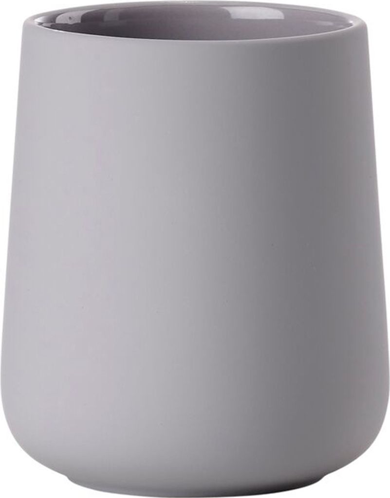 Zone Denmark Zahnputzbecher Nova One Keramik Soft Touch taubengrau matt