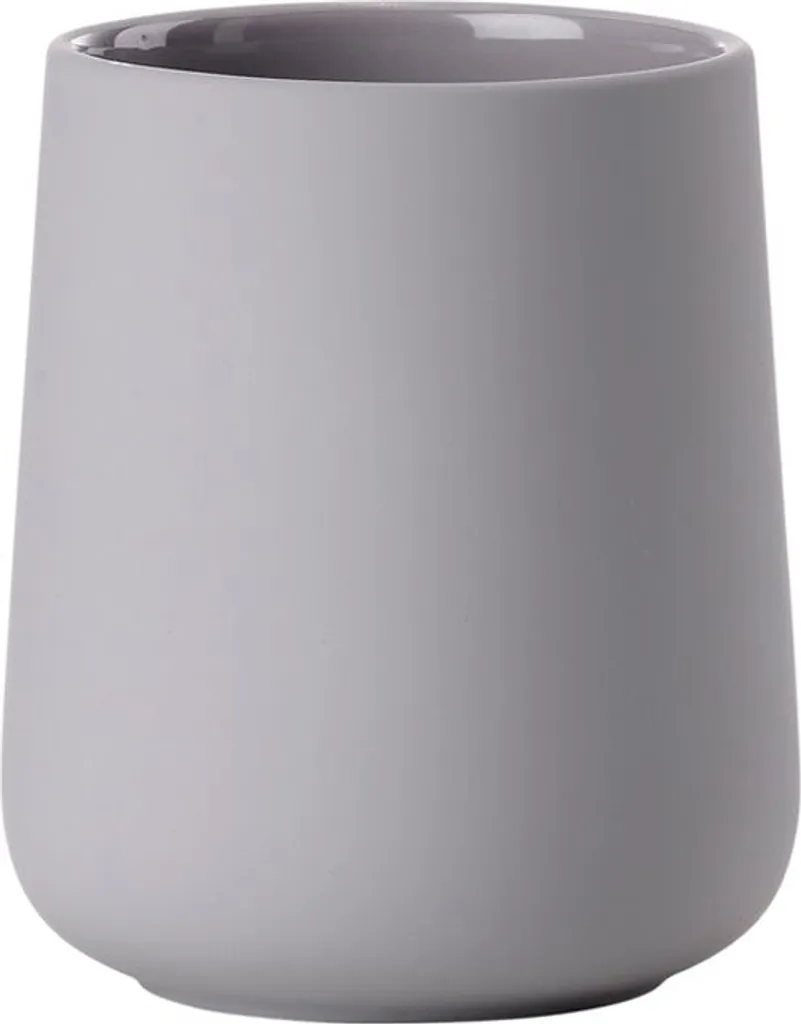 Bicchiere Portaspazzolino Nova One Zone Denmark - Grigio Soft Touch 10cm