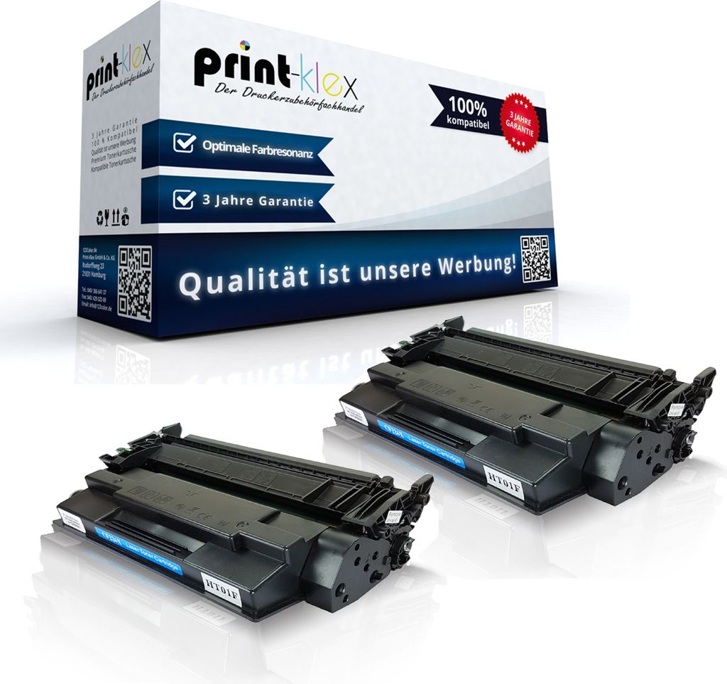 2x Kompatible Tonerkartuschen für Canon I-Sensys MF426dw I-Sensys MF428x I-Sensys MF429dw I-Sensys MF429x 2200C002 052H 052 H Schwarz Black - Offi...