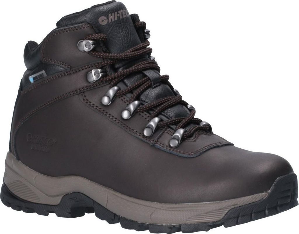 Hi-Tec - Damen Wanderstiefel "Eurotrek Lite", Leder FS6229 (39 EU) (Dunkles Schokoladenbraun)