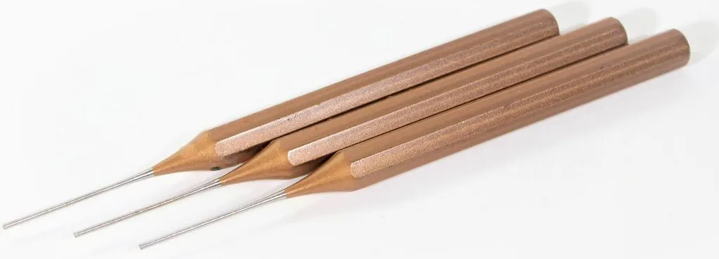 Punzoni RENNSTEIG 150x10x2,5 mm Set 3 Pezzi DIN 6450C Cacciaspine CrV