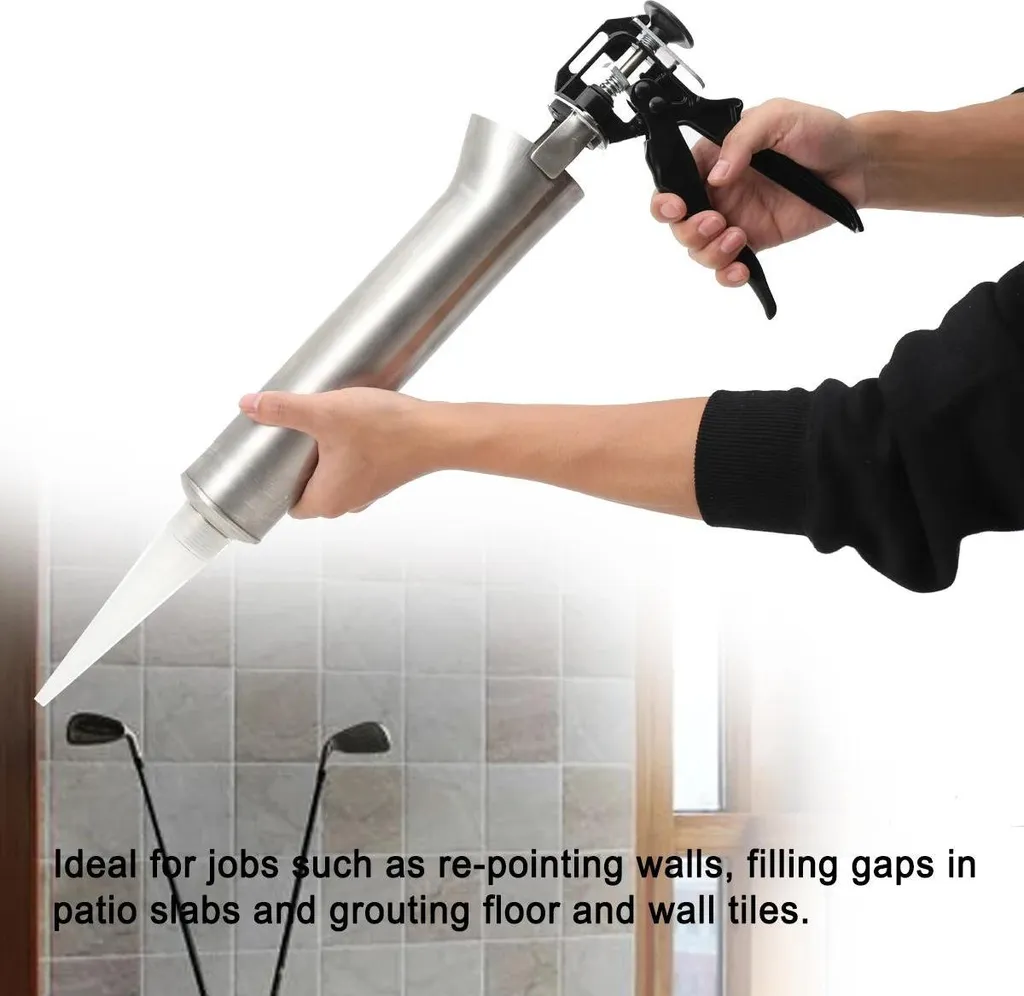 Pistolet d'injection pour mortier et jointoiement - Buse interchangeable - 10