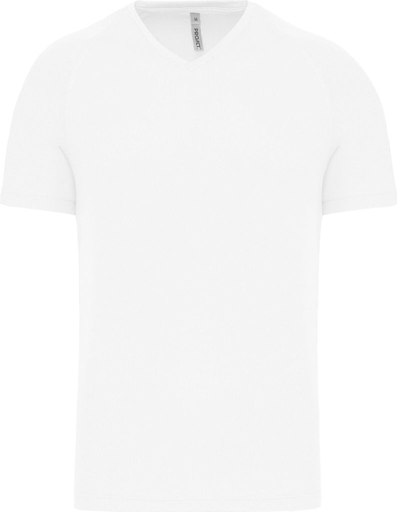 PROACT Herren Kurzarm-Sportshirt mit V-Ausschnitt