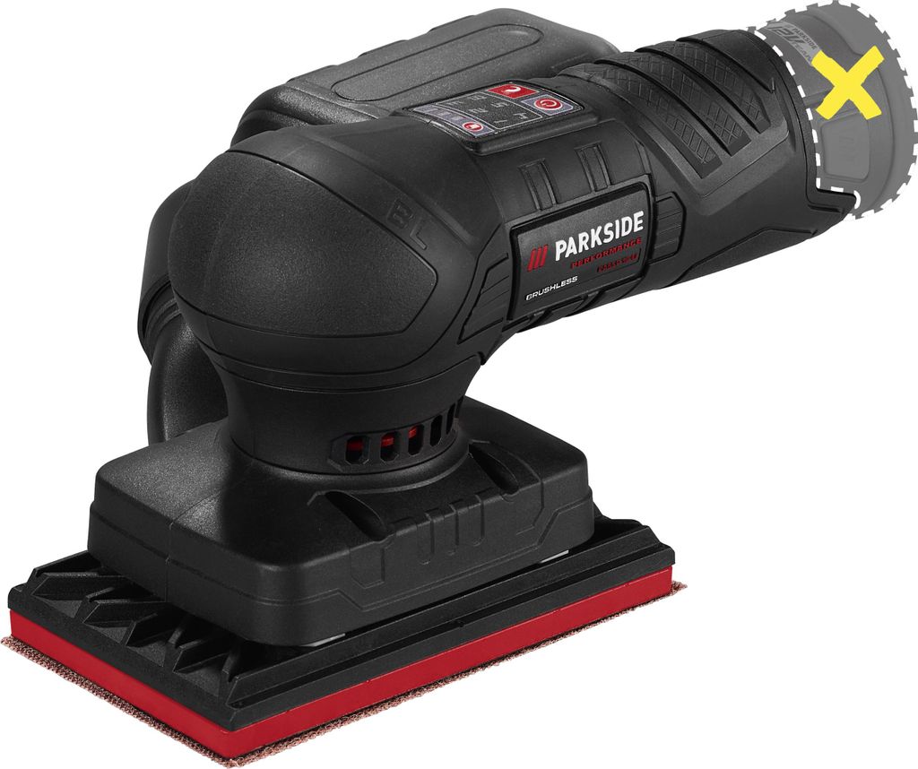 PARKSIDE PERFORMANCE® 12 V Akku-Exzenterschleifer »PAESP Produktbild 