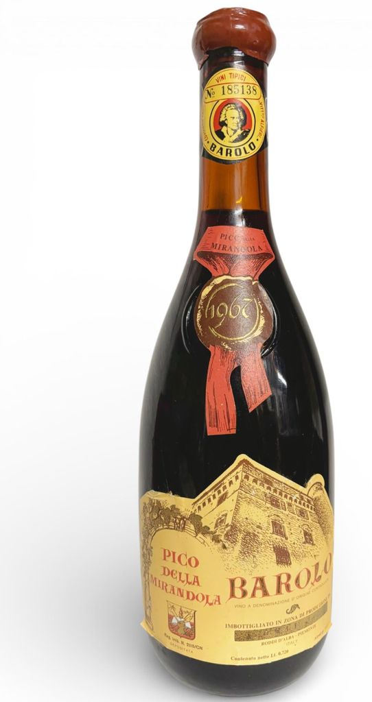 Wein 1967 Tipp!! Barolo Pico della Mirandola Annata Speciale