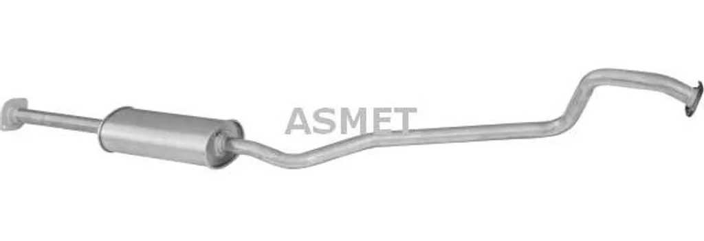 Silencieux central ASMET 14034 compatible Almera - Réf OE 20300BM500