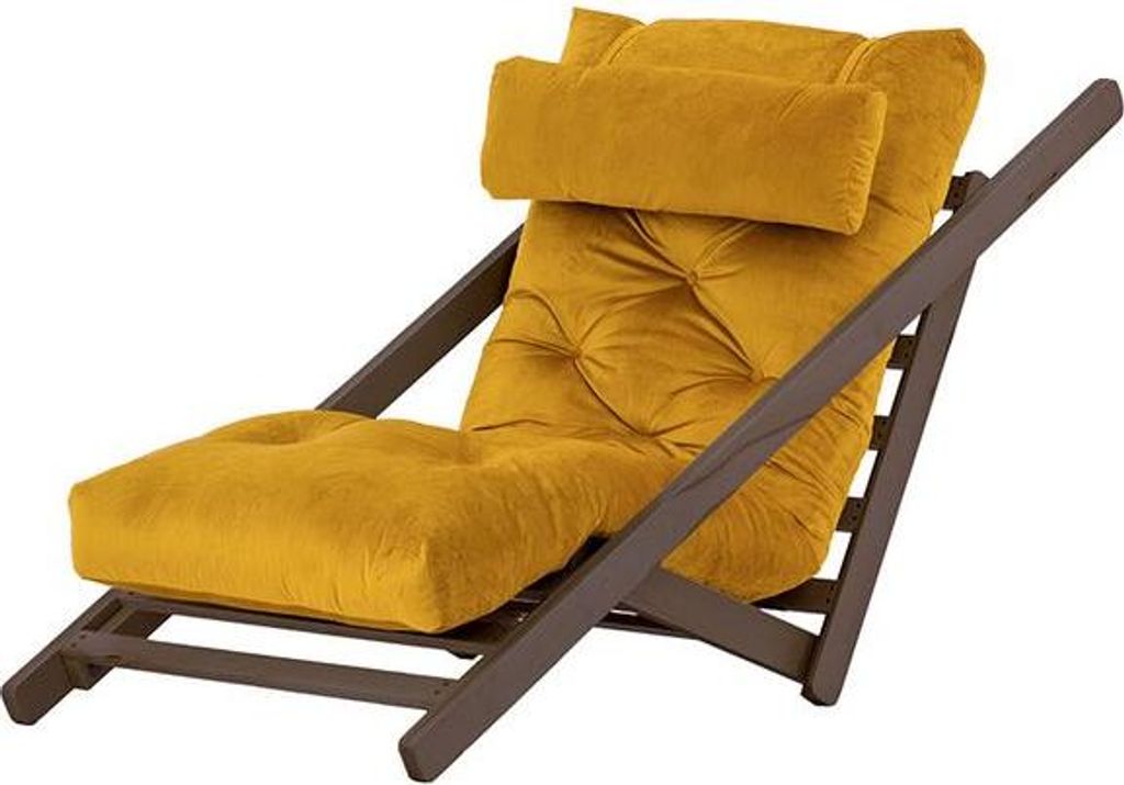Sessel Nappa mit verstellbarer Rückenlehne-Velluto 8-dark oak