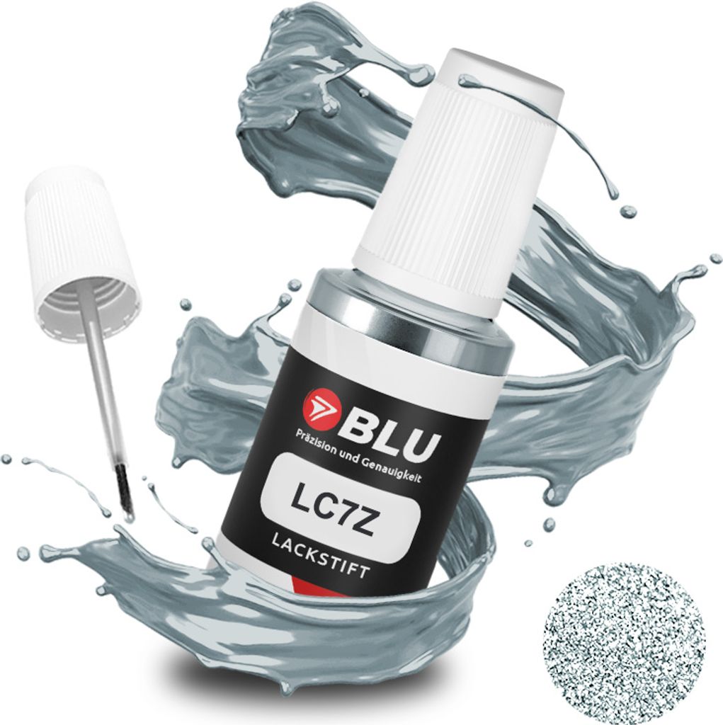 BLU Auto Lackstift Silber kompatibel für Volkswagen LC7Z Produktbild 