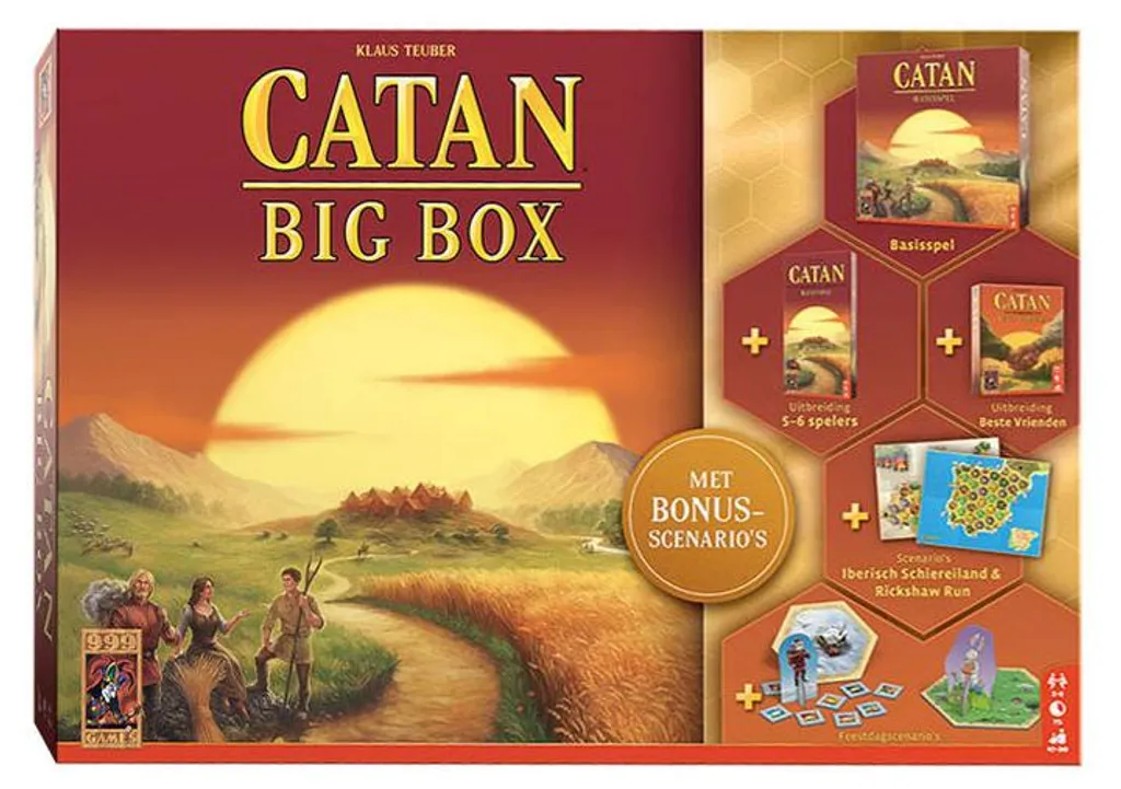 Jouez à Catan jusqu'à 6 Personnes avec l'Extension 999Games Dédiée