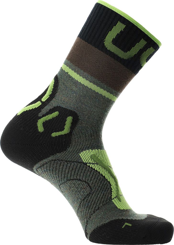 UYN Trekking One Merino Man Wandersocken Green/Acid Green EU 45/47