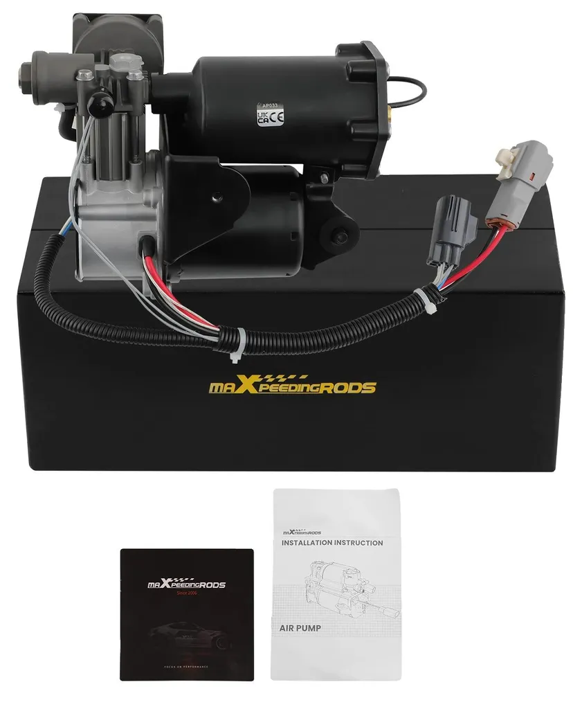 Réparer suspension Land Rover avec ce compresseur 12V 450W 20 bars