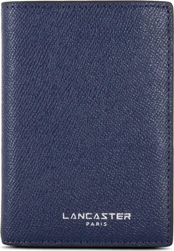 Grand Portefeuille Lancaster Delphino Bleu avec Protection RFID Intégrée