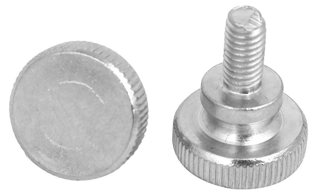 4stk M6x12mm Flach R?ndelkopf Vollgewinde Daumenschrauben Schrauben Befestigung de