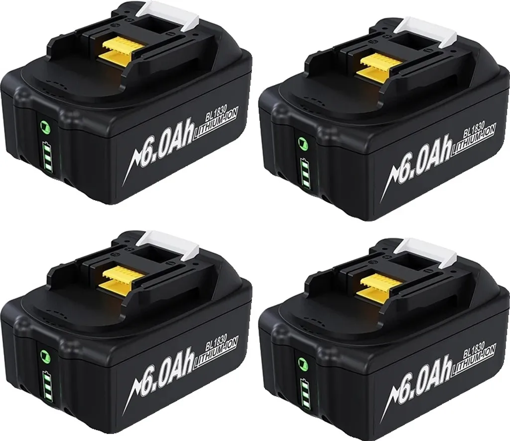 Offerta Kit 4 Batterie Ricaricabili 6.0Ah - Più Autonomia per Te