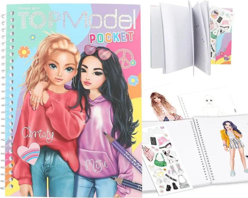 Depesche TOPModel Pocket Malbuch