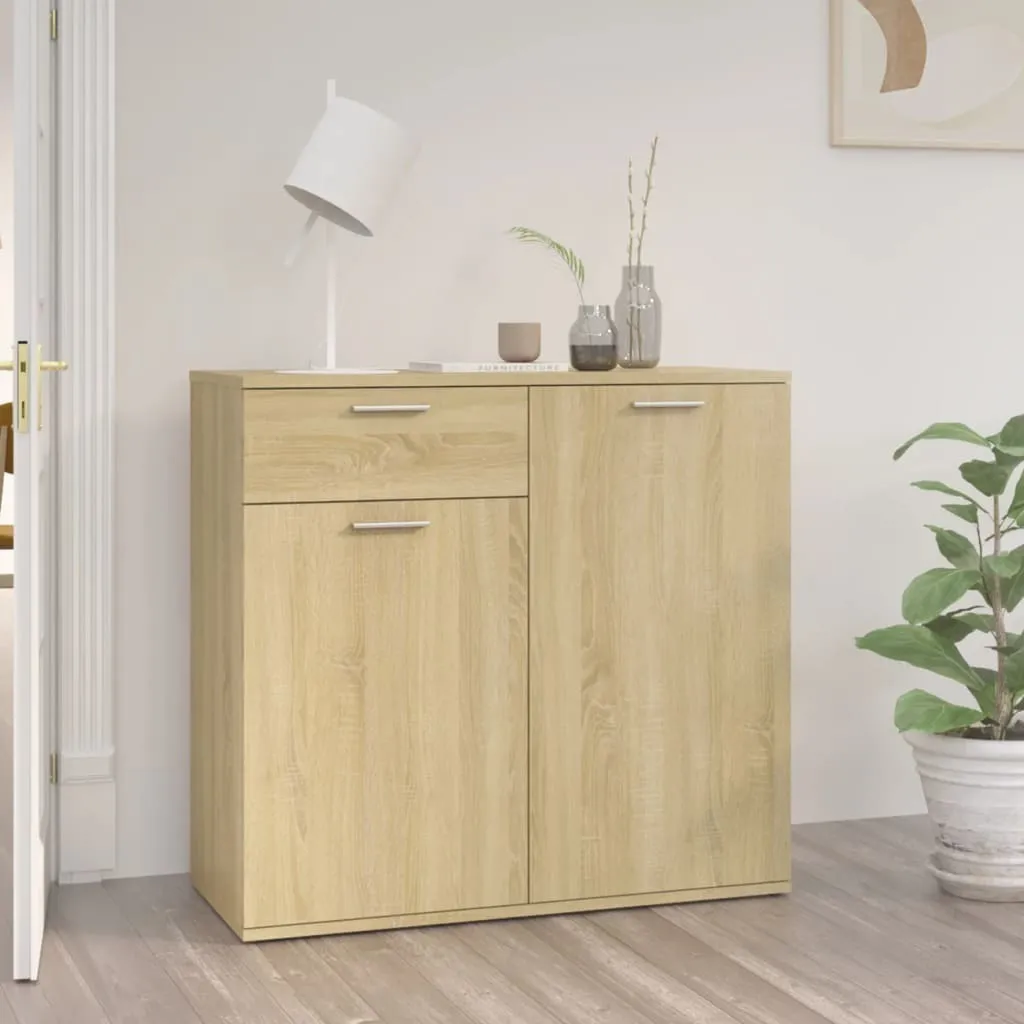 Maison Exclusive Credenza 80x36x75 cm Rovere Sonoma - Arredo Ufficio