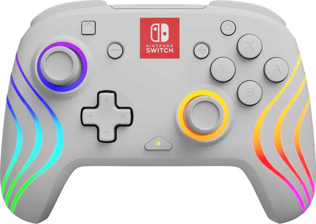 Manette Switch sans fil PDP Afterglow Wave Blanche avec Boutons Mappables
