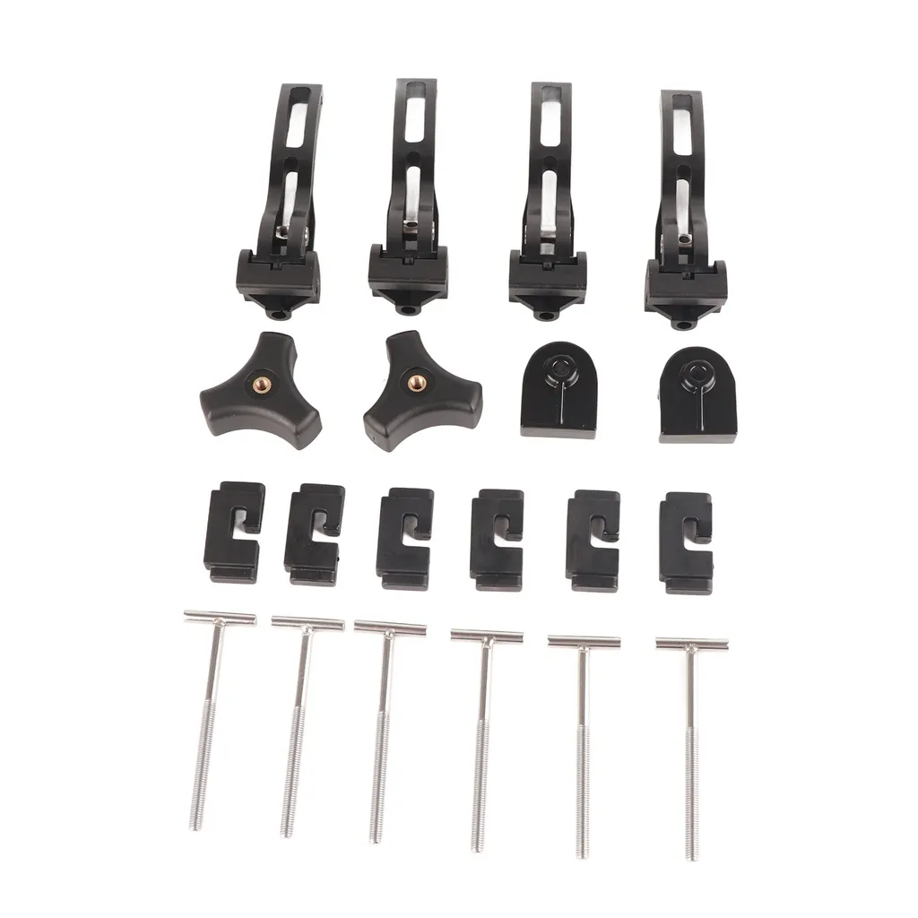 Kit de fixation en aluminium pour housse de plateau rigide tri-fold 4pcs