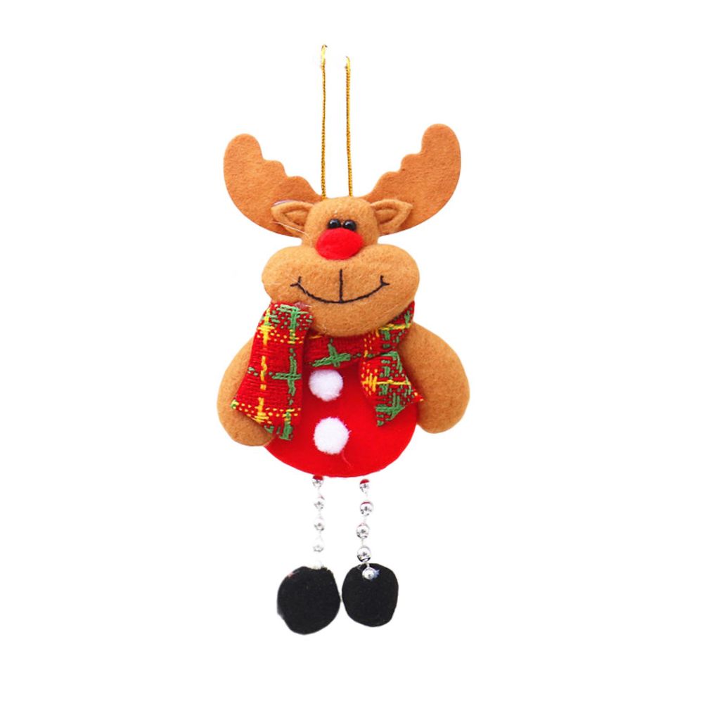 Weihnachtsbaum-Hänge-Ornament Feine Verarbeitung auffällige exquisite süße Dekoration Schneemann Puppe Weihnachtsbaum-Anhänger für Zuhause-C