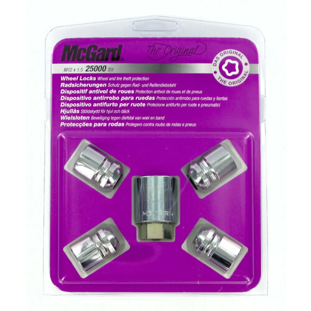 Kit écrous sphériques McGard M010 pour sécuriser vos jantes alu