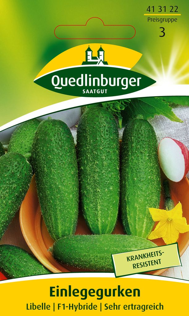 Einlegegurke Libelle F1-Hybride | Einlegegurkensamen von Produktbild 