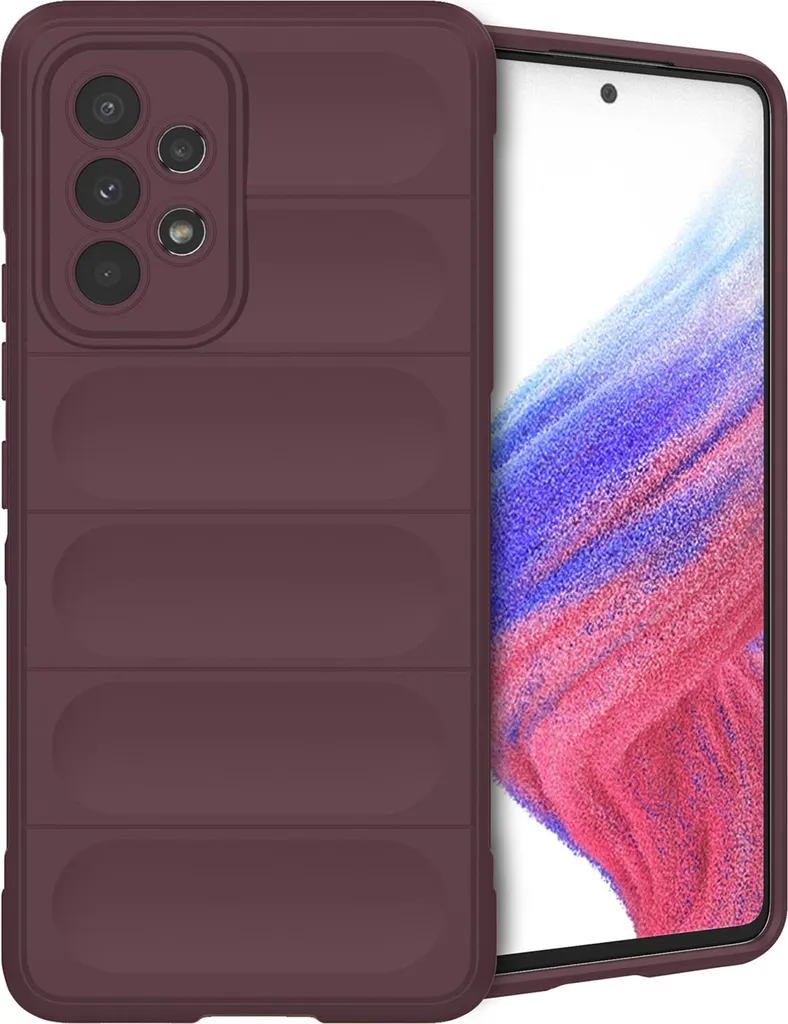 Recensione Cover imoshion EasyGrip Samsung A53: Colore Melanzana