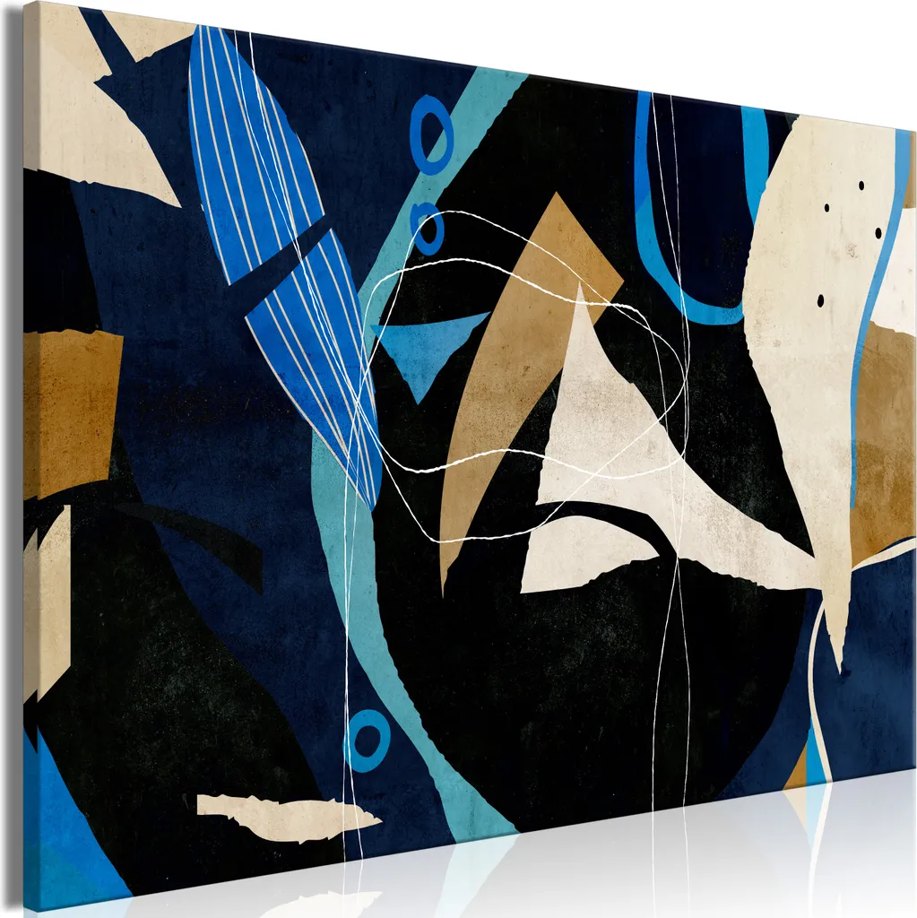 Quadro Astratto 60x40 cm su Tela - Configurazione Italiana Moderna