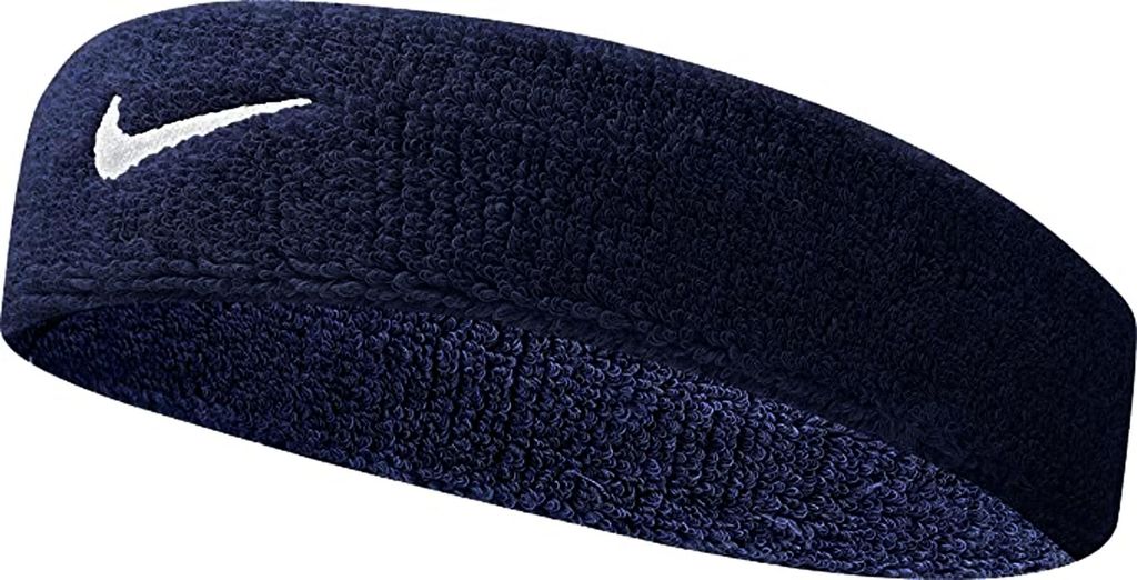 Nike - Stirnband CS602 (Einheitsgröße) (Marineblau/Weiß)