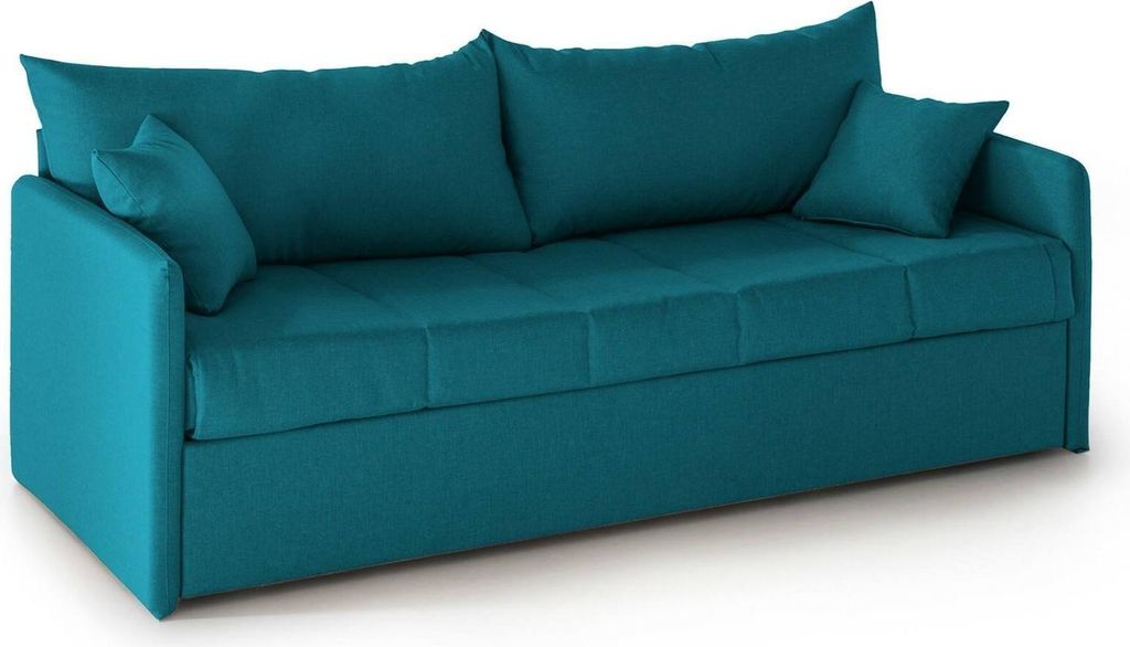 Avellana - Schlafsofa 3-Sitzer, 205x86 cm Blau, Abziehbar Italy