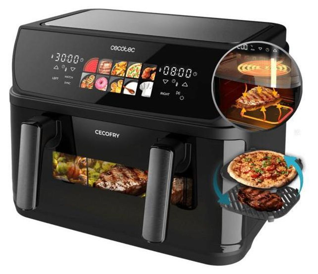 CECOTEC A01_EU01_100842 - Cecofry&Grill Duoheat 10000 Immagine del prodotto 